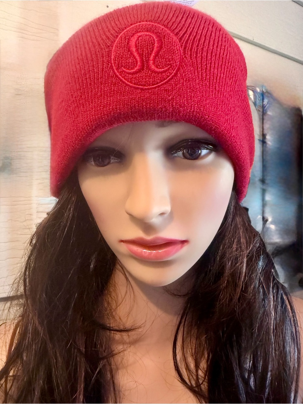 LULULEMON athletica Red Ribbed Knit Beanie - Picture 4 of 12